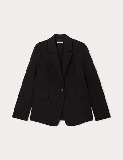 Veste esprit tailleur noir femme