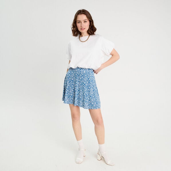 jupe short patineuse bleu clair femme Jupe-short patineuse bleu clair femme