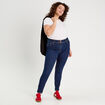 Jeans skinny 5 poches denim brut femme