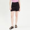 Jupe-short droite noir femme