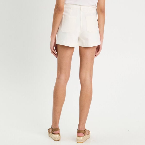 short en jean droit blanc femme Short en jean droit blanc femme