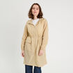 Parka d&eacute;perlante 2-en-1 avec pochette vert kaki femme