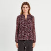 Blouse manches longues noir femme