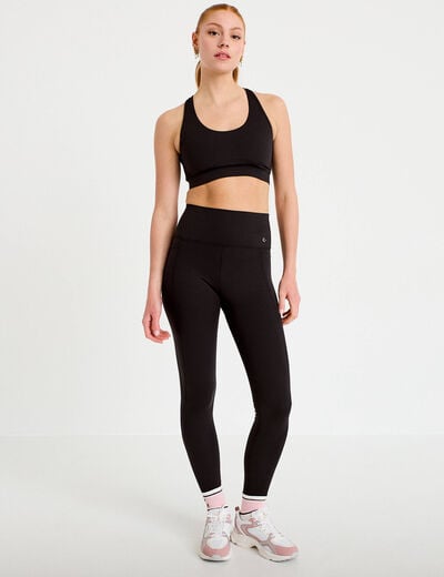 Brassi&egrave;re de sport activewear noir femme