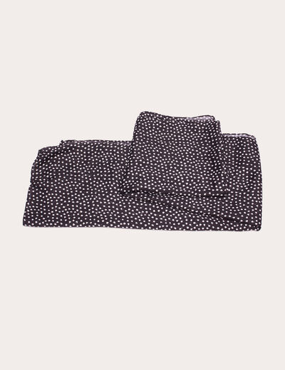Foulard noir femme
