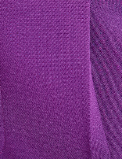 Pantalon city carotte violet foncé femme