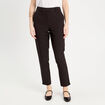 Pantalon slim noir femme