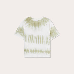 T-shirt manches courtes vert kaki femme
