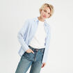 Chemise manches longues blanc femme