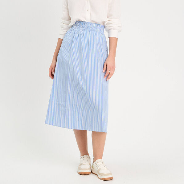 jupe longue evasee ecru femme Jupe longue évasée ecru femme