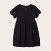 Robe évasée effet boule noir femme