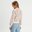 Sweat manches longues blanc femme