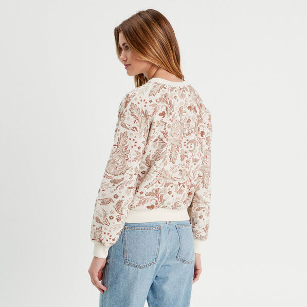 sweat manches longues blanc femme Sweat manches longues blanc femme