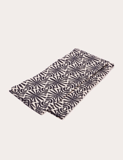 Foulard noir femme