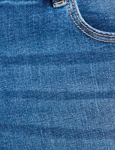 Bermuda skinny en jean denim stone femme