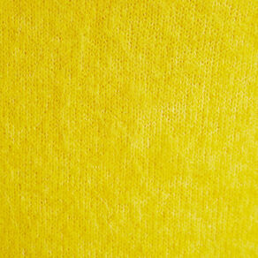 Pull avec col rond jaune or femme