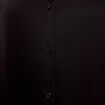 Chemise satin&eacute;e noir femme