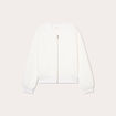Veste matelassée zippée blanc femme