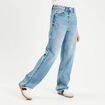 Jeans droit 5 poches denim double stone femme