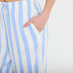 Pantalon large taille standard blanc femme
