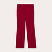 Pantalon flare rouge femme