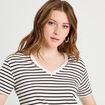 T-shirt manches courtes blanc femme