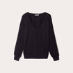 T-shirt manches longues noir femme