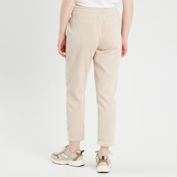 pantalon slouchy velours sable femme Pantalon slouchy velours sable femme
