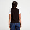 Gilet sans manches noir femme