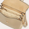 Sac à rabats couleur or femme