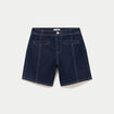 Short en jean denim brut femme