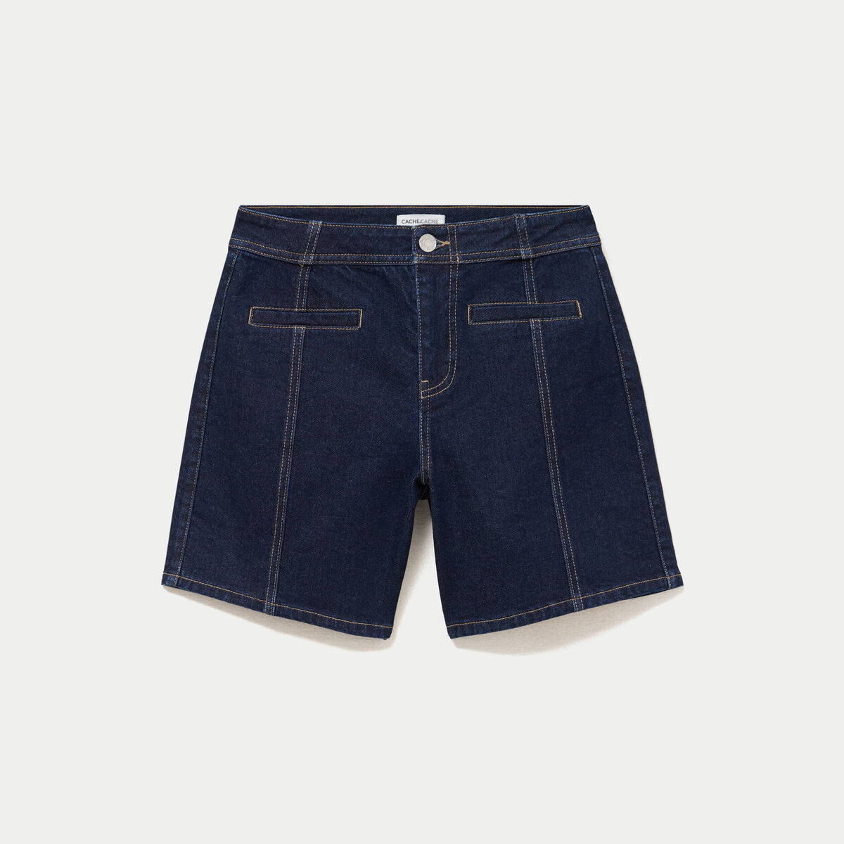 Short en jean denim brut femme