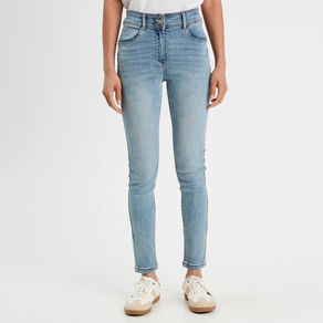 Jeans slim push up denim double stone femme