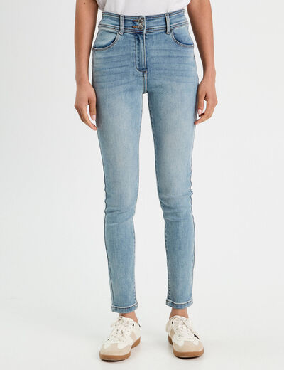 Jeans slim push up denim double stone femme