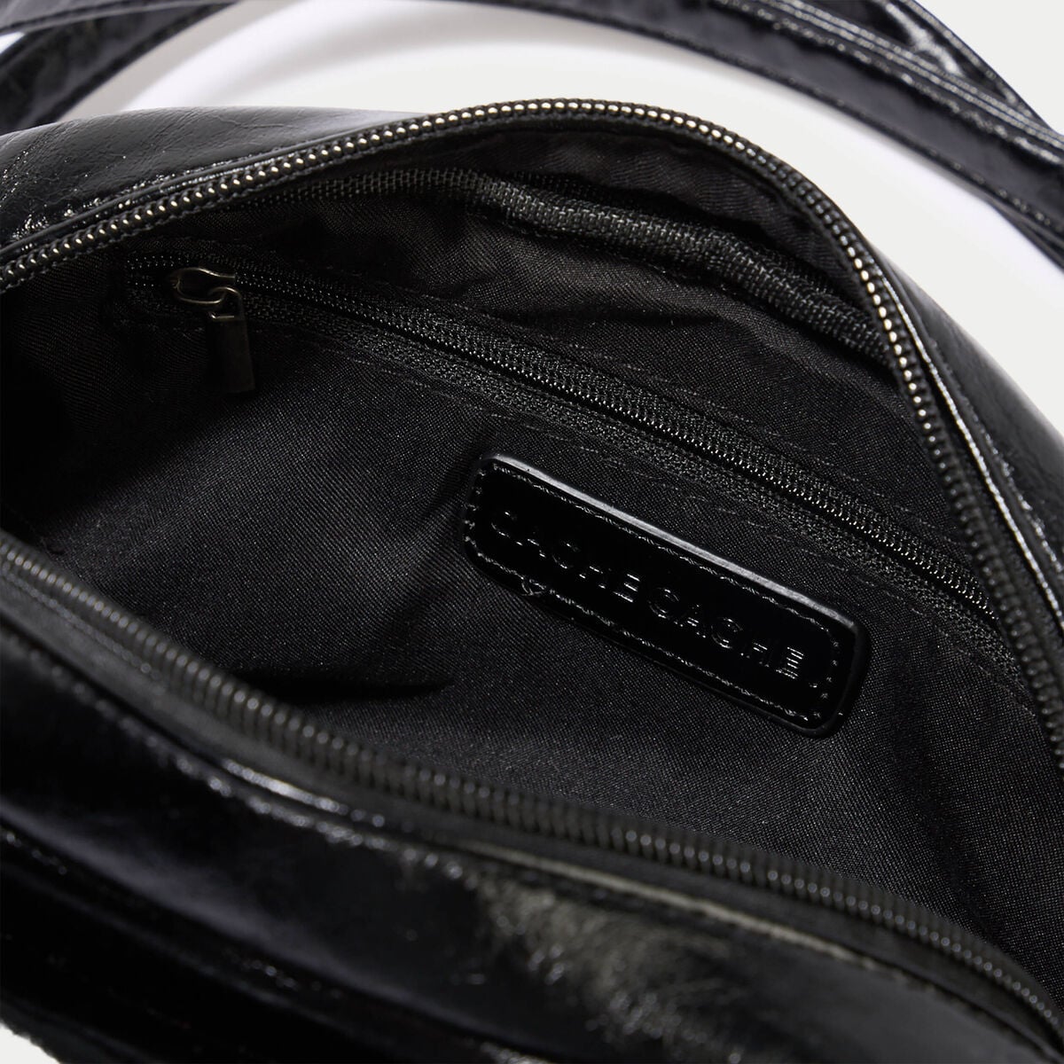 Sac similicuir noir femme