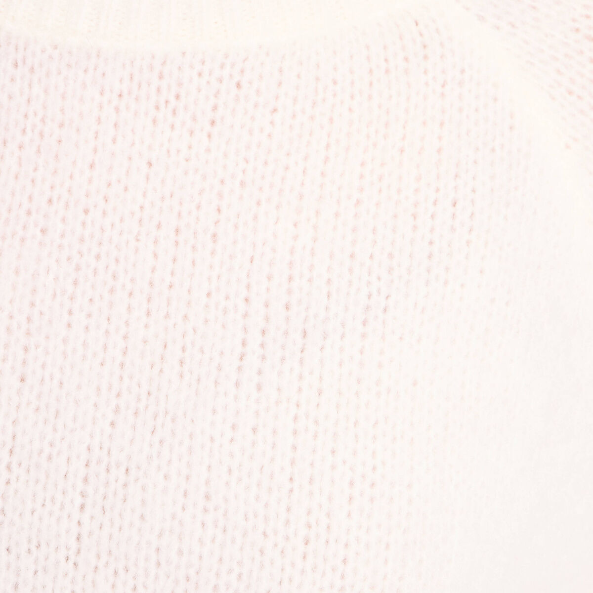 Pull manches longues ecru femme