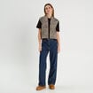 Gilet sans manches matelassé blanc femme