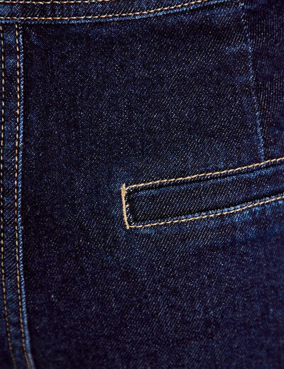 Short en jean denim brut femme
