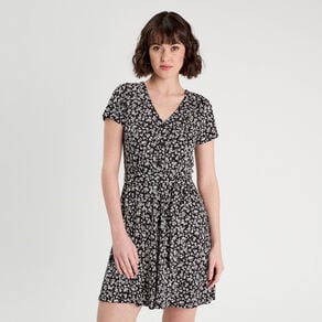 robe evasee boutonnee noir femme Robe évasée boutonnée noir femme