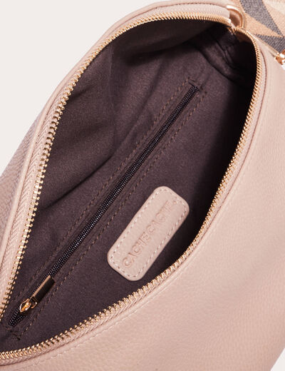 Sac banane en bandoulière sable femme