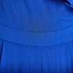 Combinaison pantalon volants bleu electrique femme