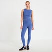 D&eacute;bardeur col rond activewear bleu fonc&eacute; femme