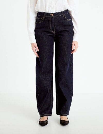 Jean boyfriend denim brut femme