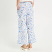 Pantalon large bleu roi femme