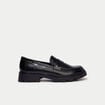 Mocassins noir femme