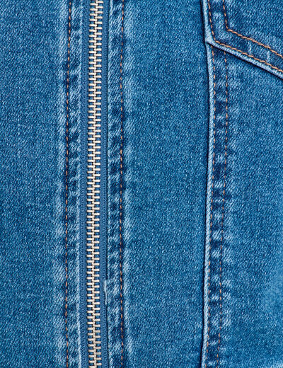 Combinaison pantalon en jean denim stone femme