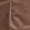 Short paperbag velours taupe femme