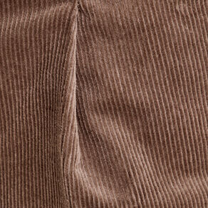 Short paperbag velours taupe femme