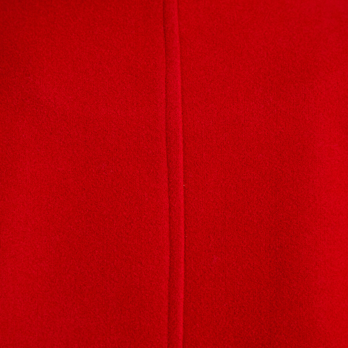 Veste chin&eacute;e col montant manches longues rouge femme