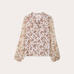 Blouse manches longues blanc femme